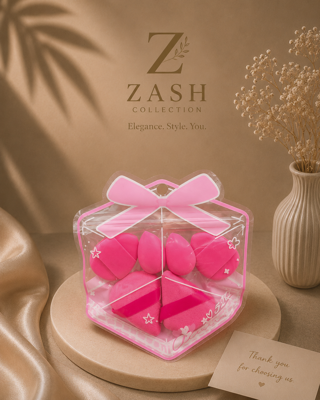 Luxury Mini Makeup Puff Set- Beauty Blender Puff Set - Image 4