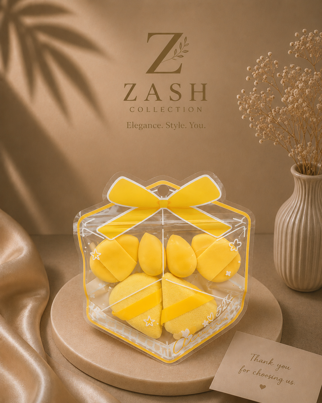 Luxury Mini Makeup Puff Set- Beauty Blender Puff Set - Image 3